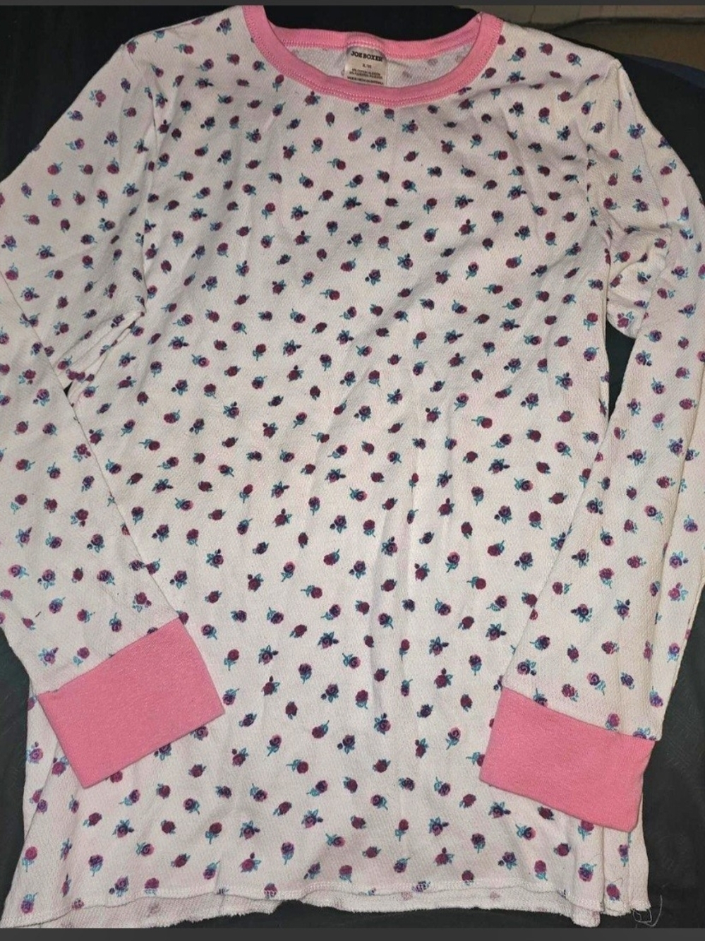 Vintage Joe Boxer Flower Thermal Top